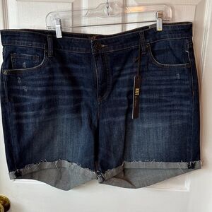Kut from the Kloth Indigo Jean Shorts